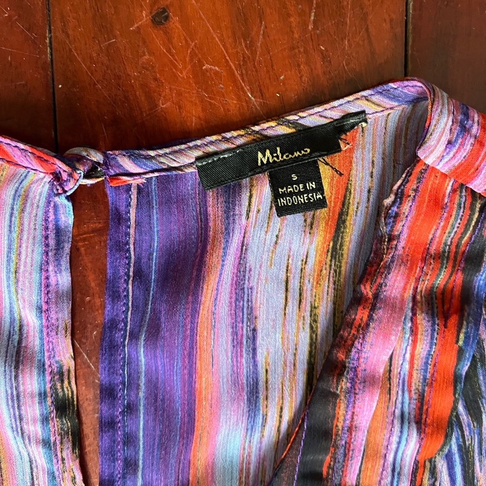Multi-color Milano Blouse - Picture 4 of 4